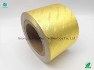 8011의 합금 음식 초콜렛 담배 황금 설탕장식 표면 알루미늄에 의하여 박판으로 만들어지는 포일 종이