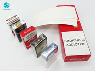 전체 세트 담배 포장을 위한 특정 개인 앞 엠보싱된 로고 보드 상자