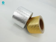 담배 포장을 위한 패턴 알루미늄 포일지를 엠보싱 처리하는 광택이 나는 엷은 조각 모양