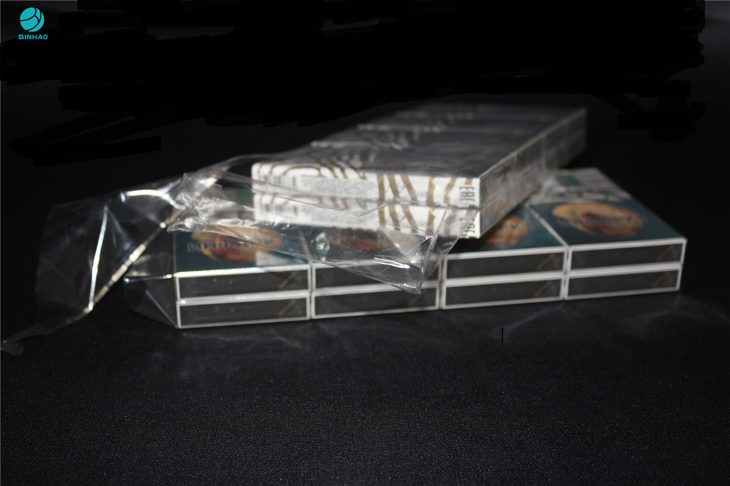 적나라한 담배 외부 상자 Wraper를 위한 25 미크론 수축 PVC 포장 영화