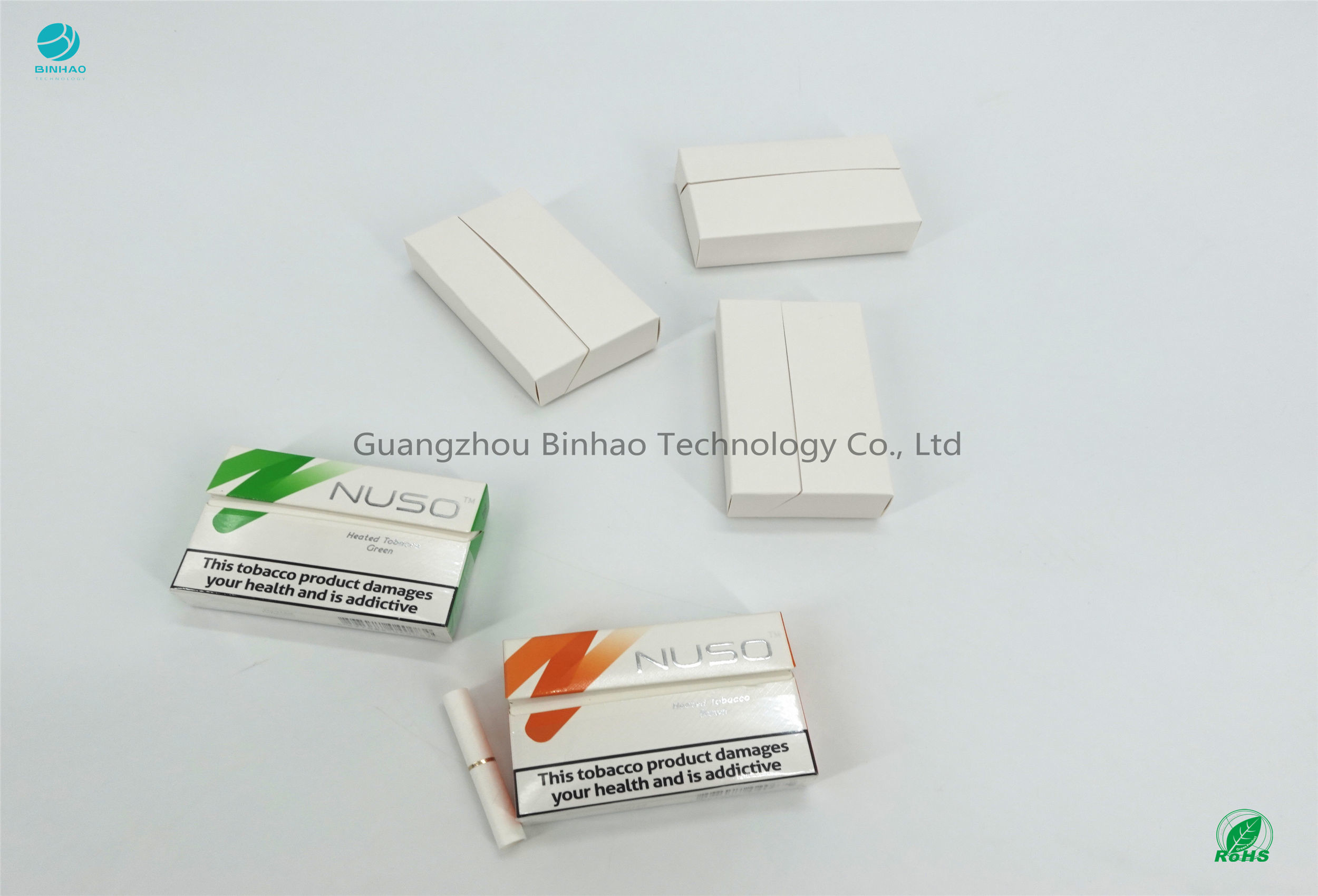 하얀 HNB E-담배 패키지 소재 판지 220gsm을 출력하는 벌충
