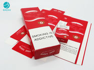 담배 담배 제품을 위한 소송을 싸는 장식적 빨간색 판지