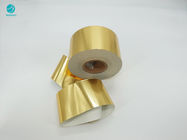 담배 포장을 위한 엠보싱된 로고 금빛 엷은 조각 모양 알루미늄 포일지