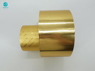 담배 포장을 위한 엠보싱된 로고 금빛 엷은 조각 모양 알루미늄 포일지