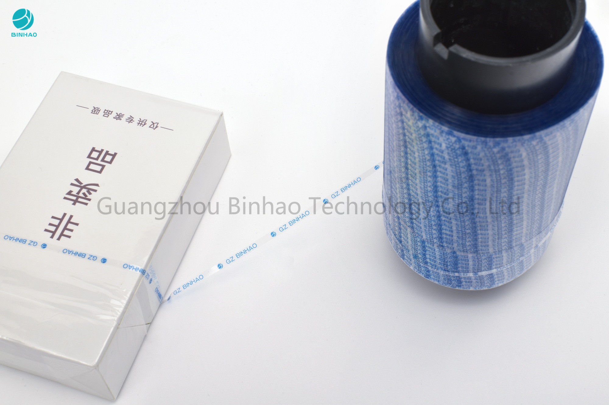 Binhao 인쇄되는 자동 접착 다 색깔을 가진 새로운 극상 1.6mm 파란 자필 눈물 지구 테이프