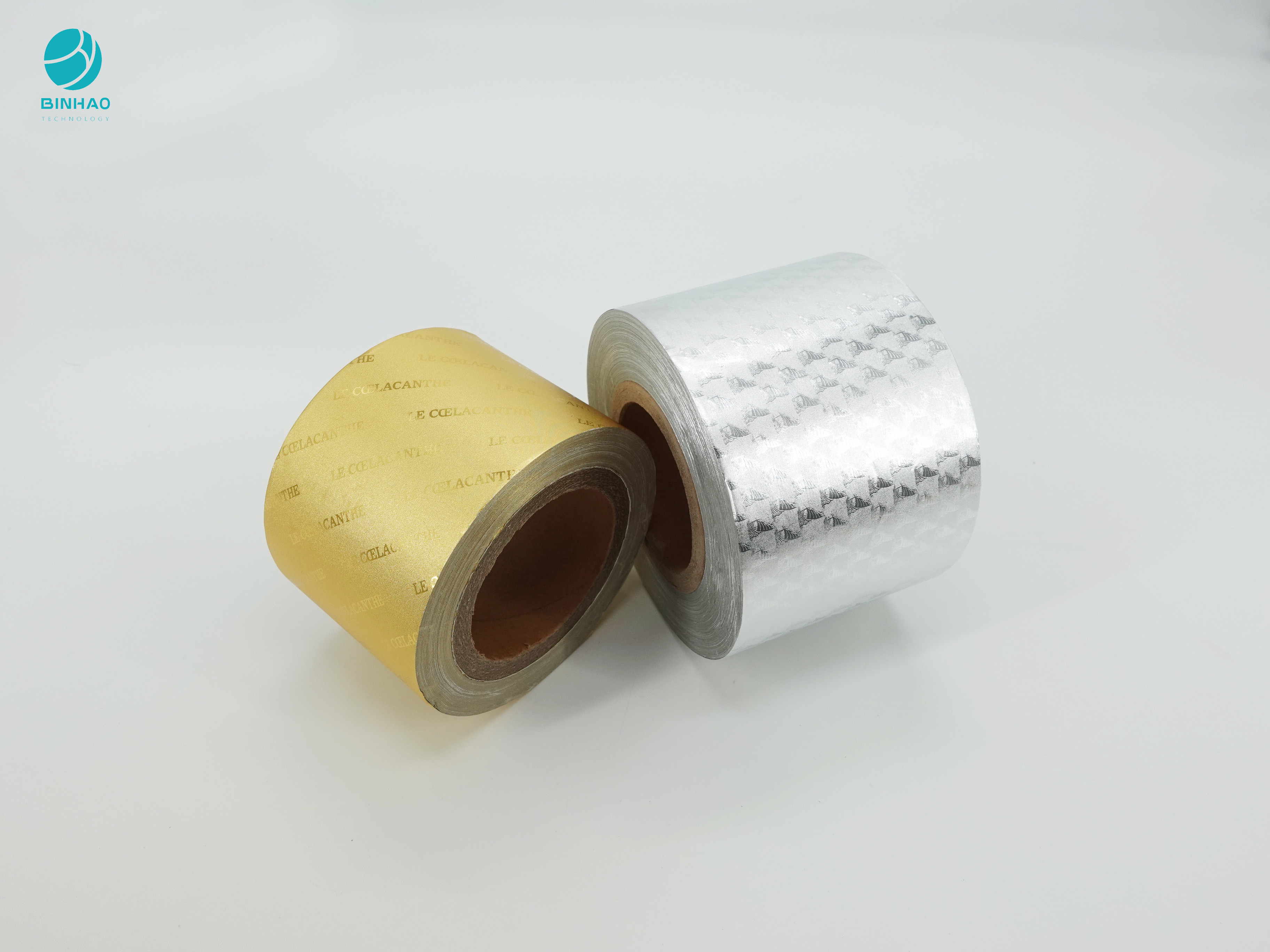 담배 속포장을 위한 Eco 우호적 엠보싱된 로고 알루미늄 포일지